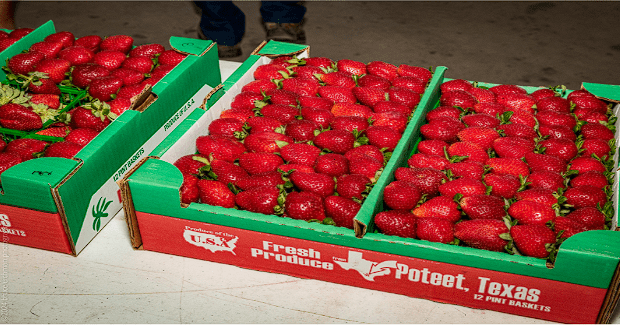 box of strawberry